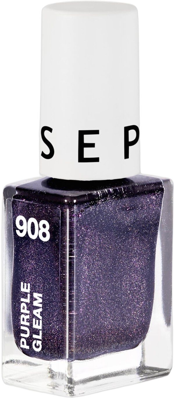 NEW NAIL POLISH-24 908 PURPLE GLEAM