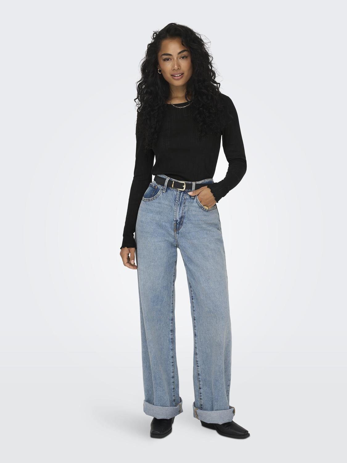 ONLCARLOTTA L/S TOP NOOS JRS