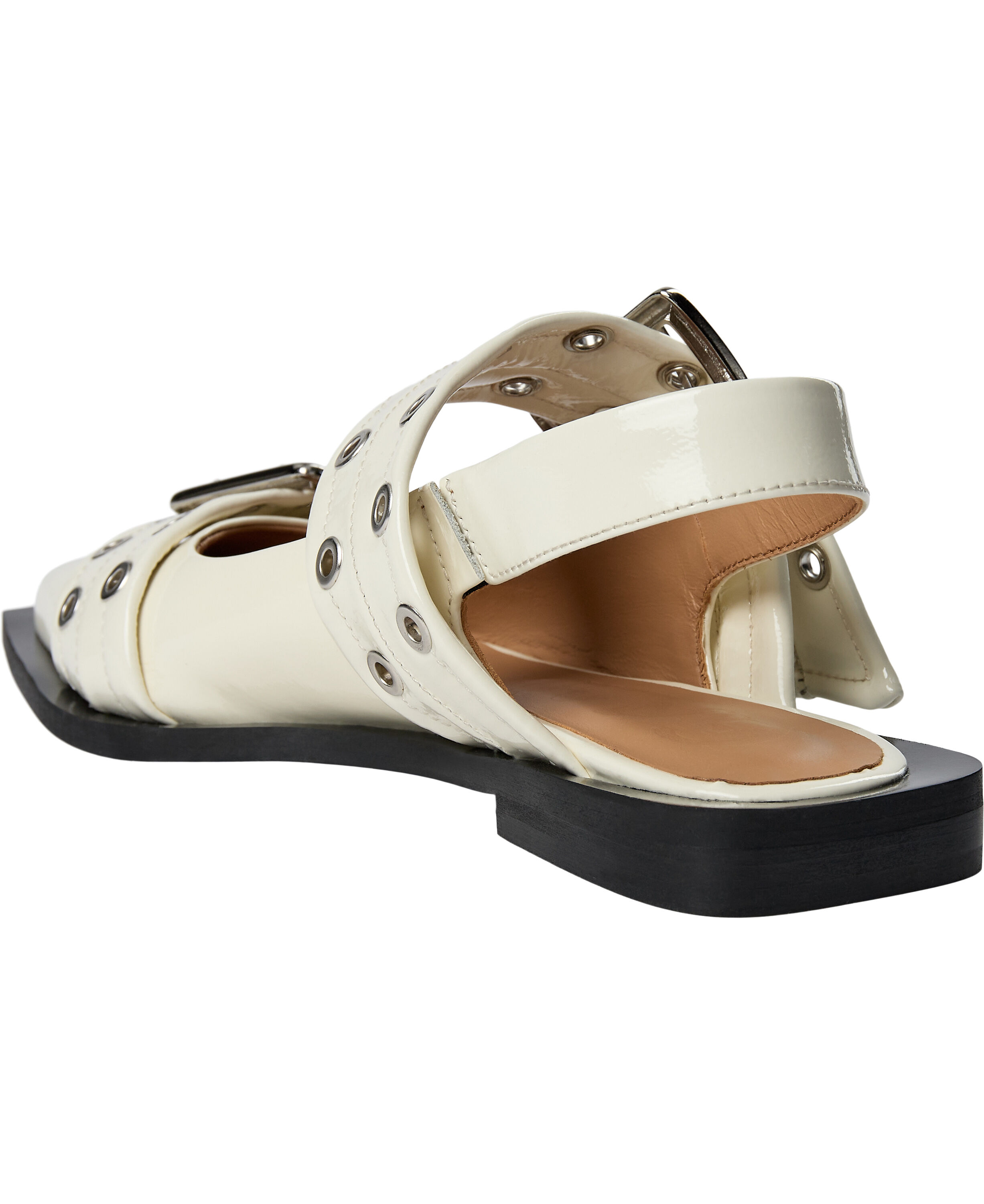 Wide Welt Buckle Ballerina Naplack