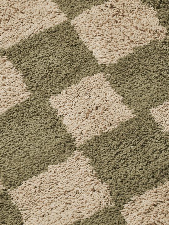 Mara Washable Rug - Elm Green/Warm Sand