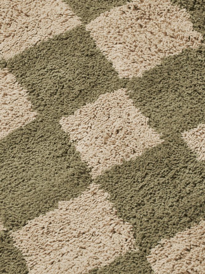 Mara Washable Rug - Elm Green/Warm Sand