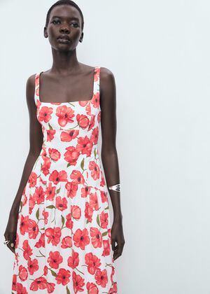 Flared cotton dress