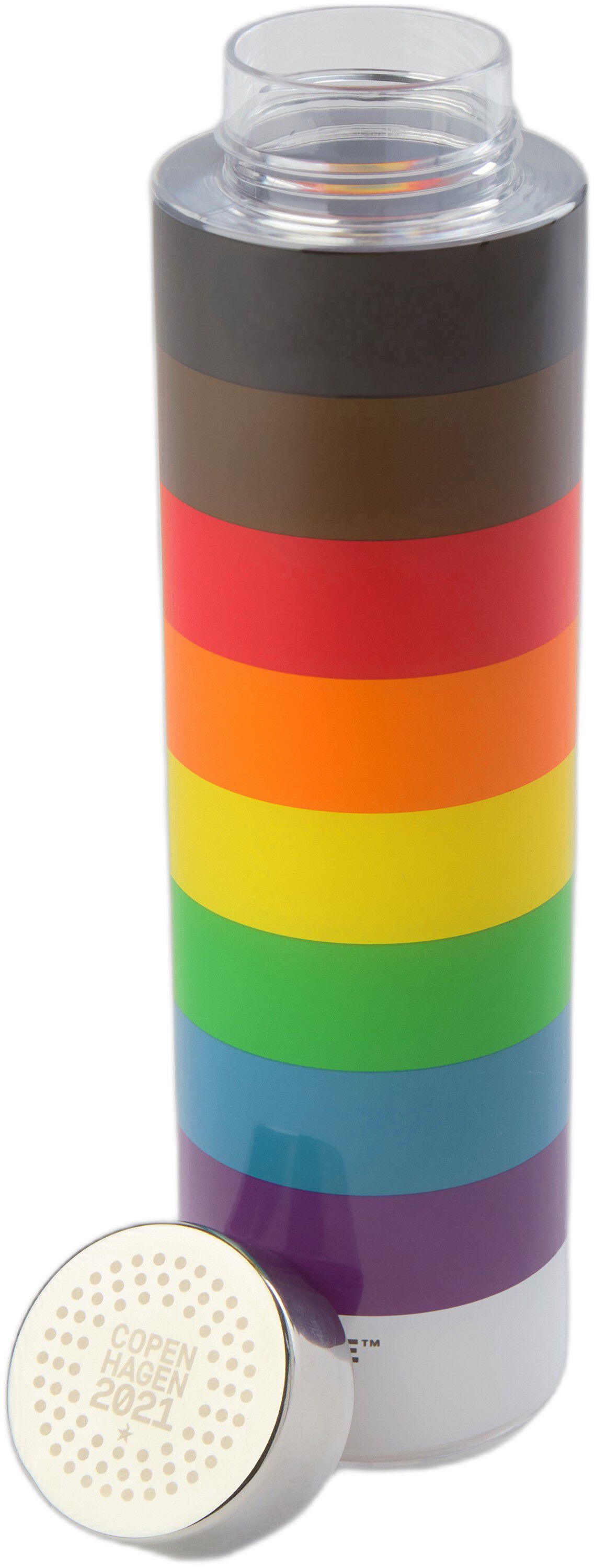 Pantone MA - DRINKING BOTTLE TRITAN Pride With Laser cut Log