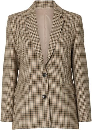 SLWRITA LS CLASSIC BLAZER CHECK