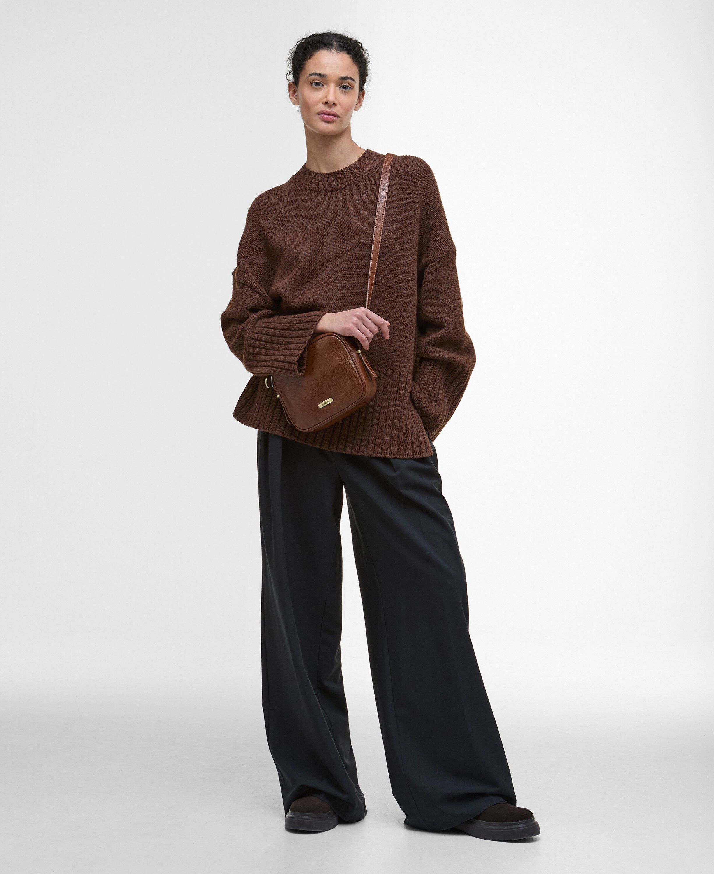 Barbour Daphne Leather Crossbody Bag