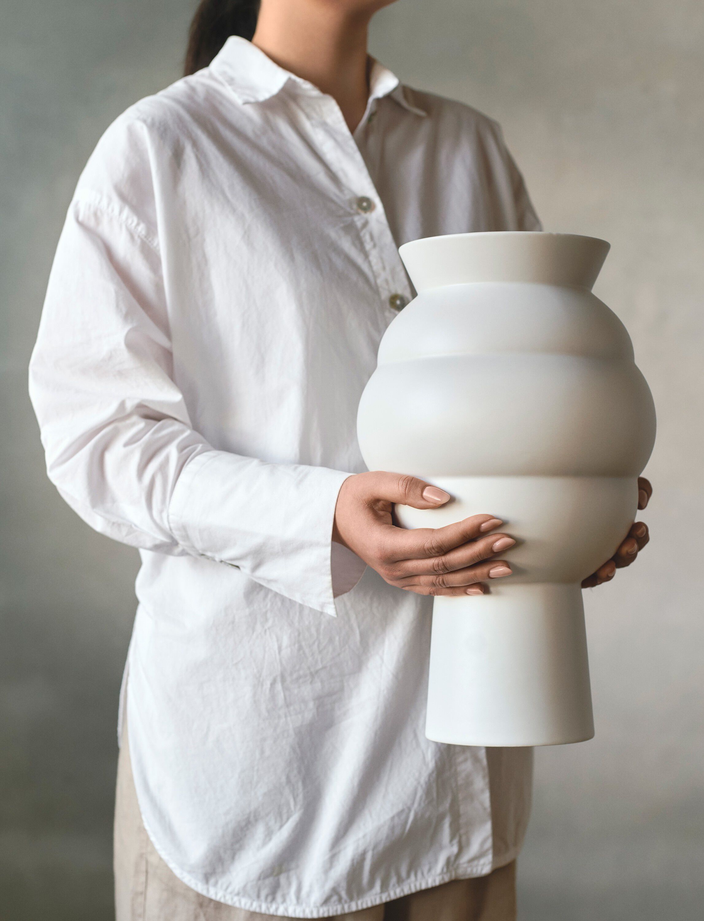 Tortus Archie vase No4 white