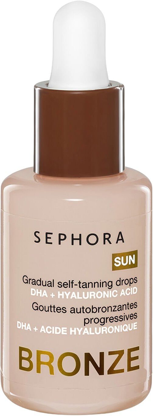 Selvbrunende dr&aring;ber, der virker gradvist - med DHA og hyaluronsyre