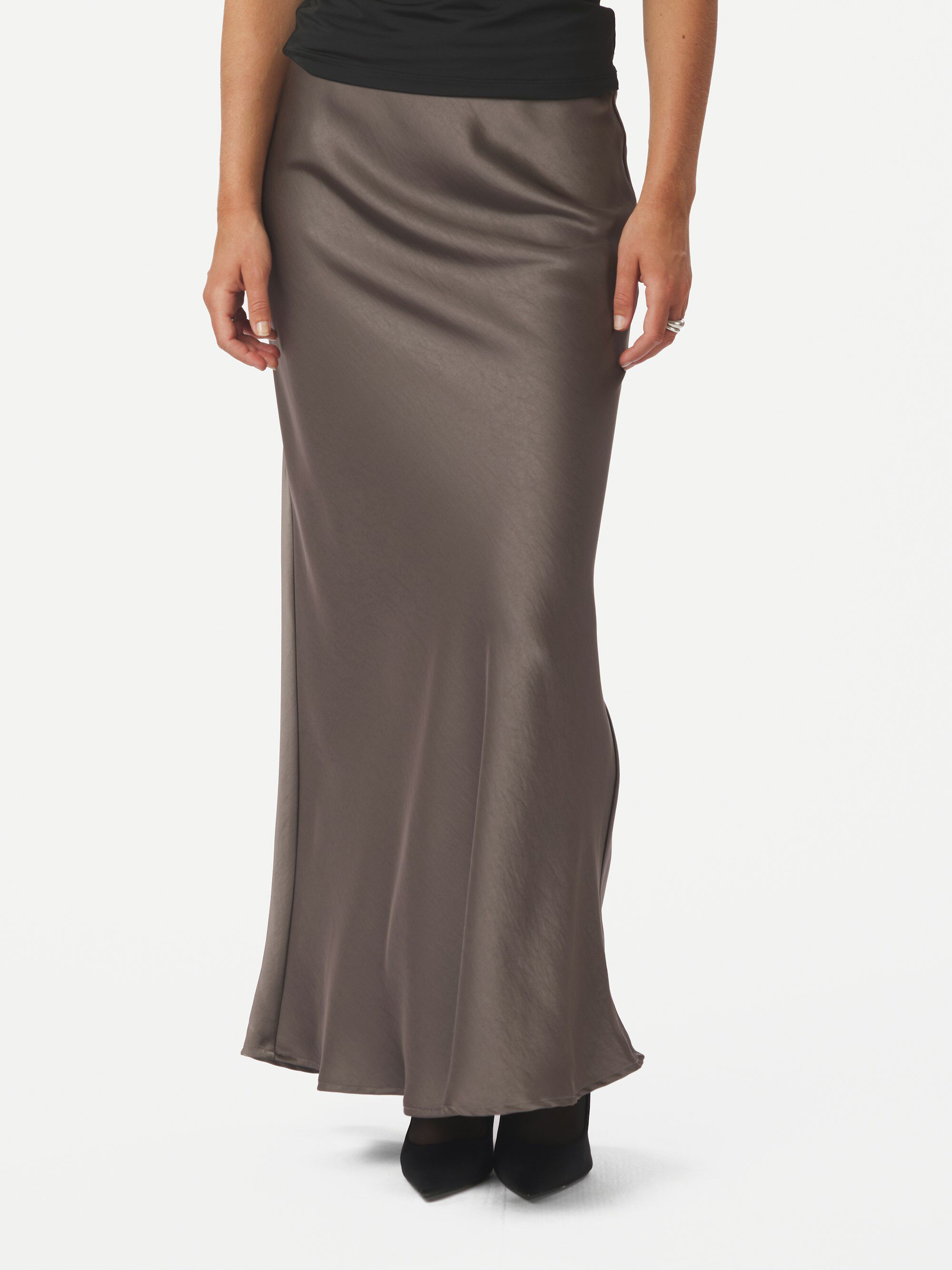 Vicky Heavy Sateen Skirt