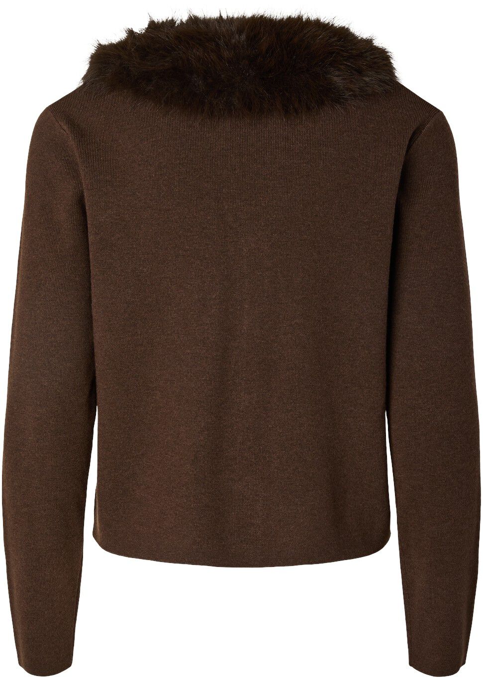 Pcsinna Ls V-Neck Fluf Knit Cardigan D2D