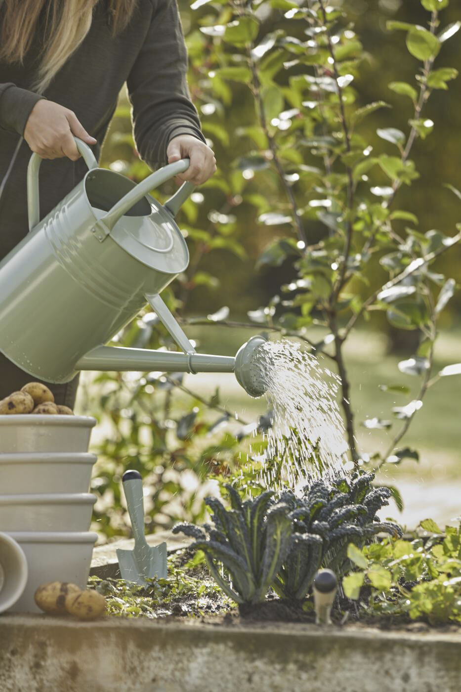 Vandkande m/spreder lysegr&oslash;n