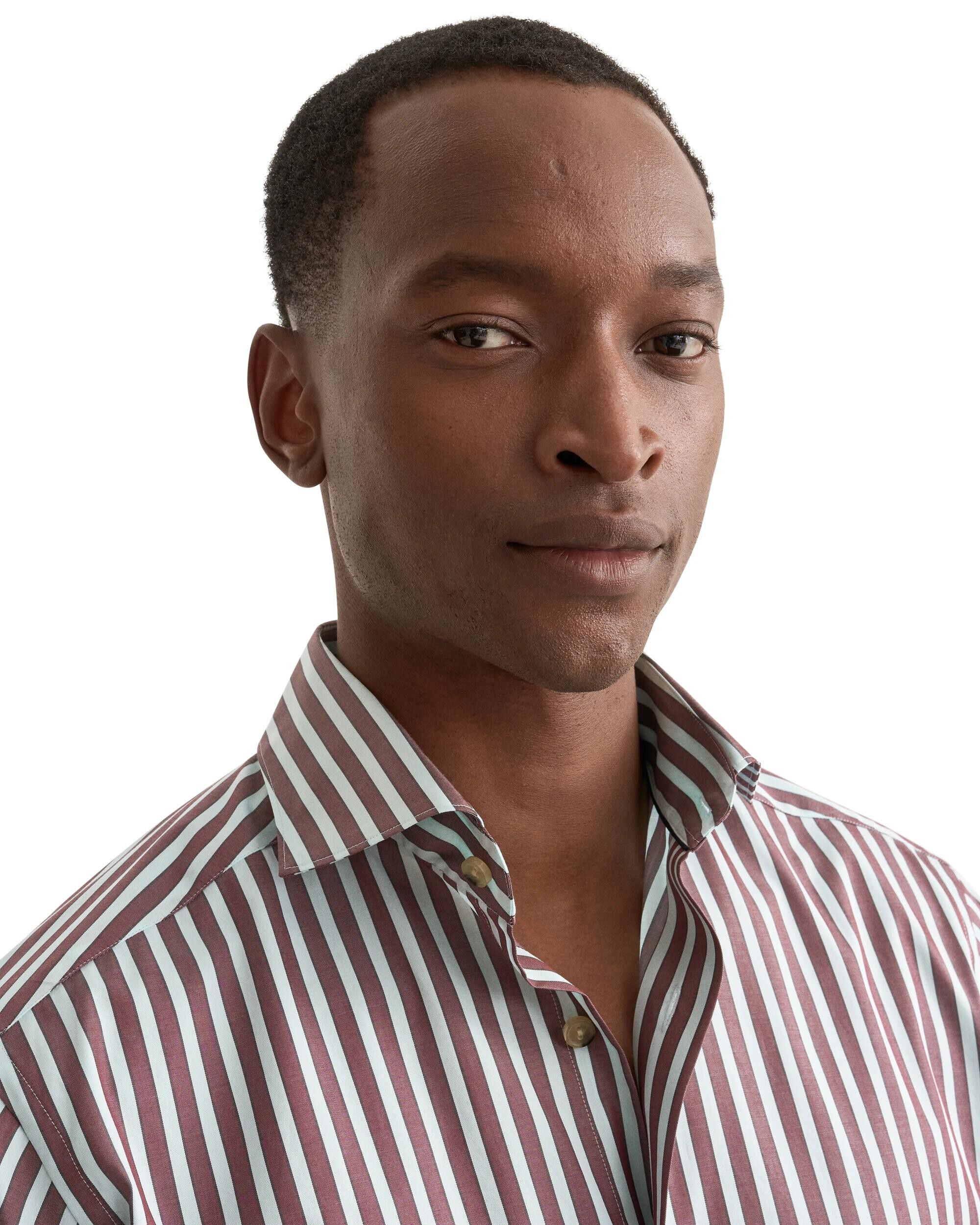 Bengal Striped Fine Twill Shirt
