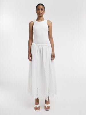 TSLINA LACE ANKLE SKIRT WVN