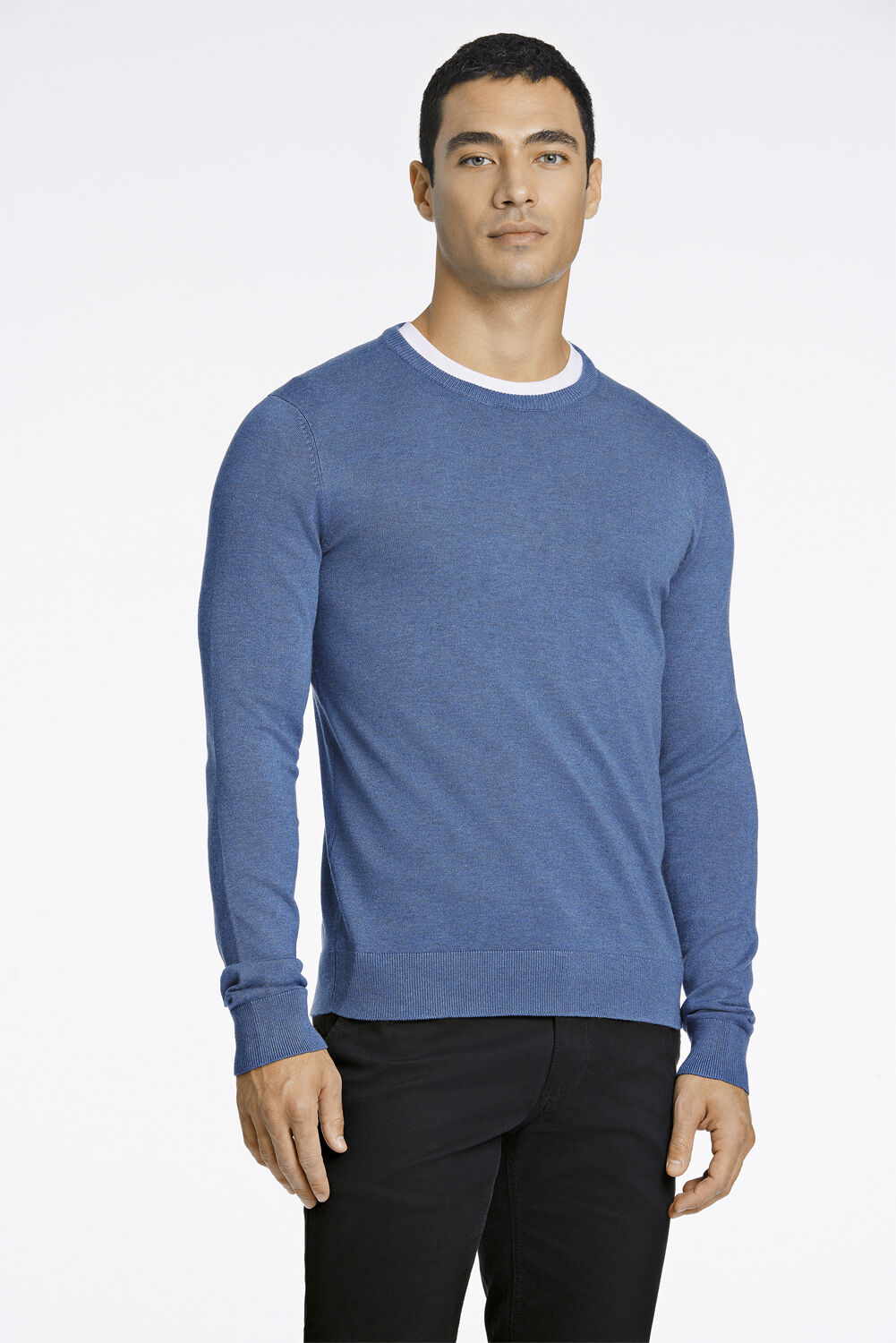 Ecovero L/S o-neck knit