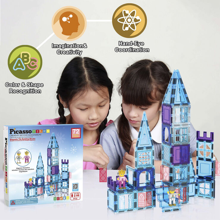 Picasso Tiles 72 pc Ice W