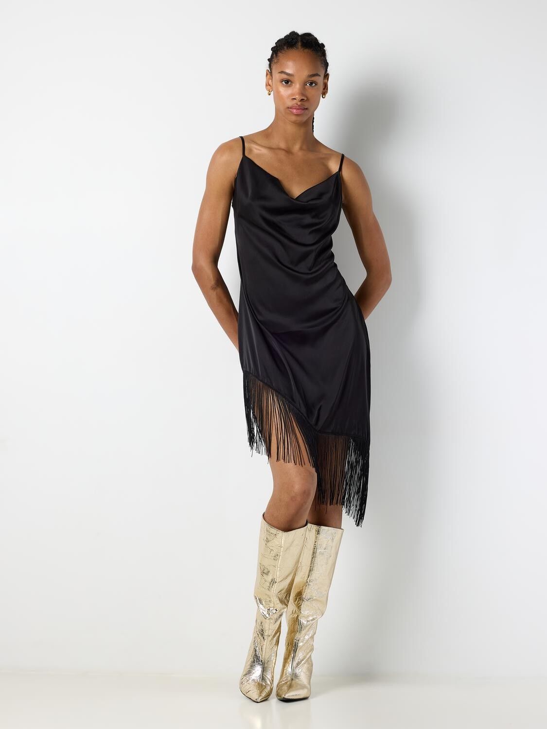 Nmjanet Singlet Fringe Dress