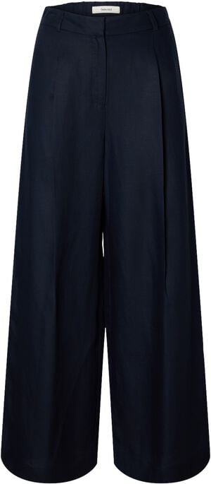 SLFLYRA HW WIDE LINEN BLEND PANT NO