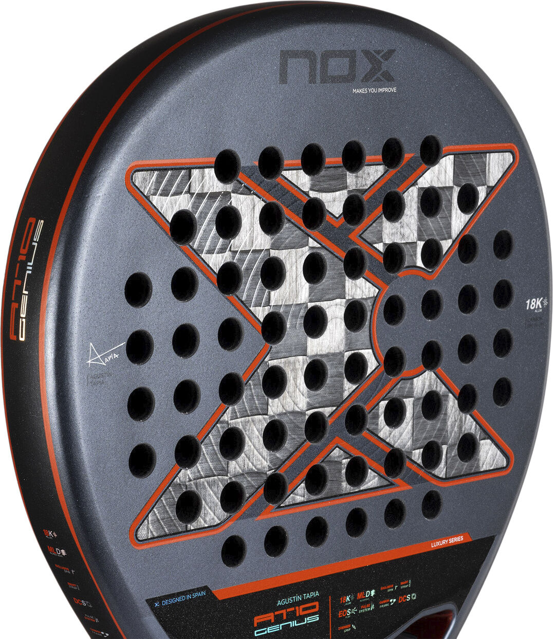 Agustin Tapia 10 Genius 18K Padelbat