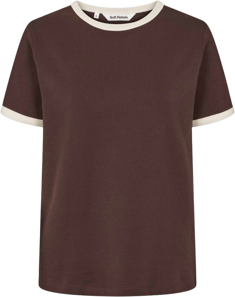 SRHella Contrasted O-neck Top GOTS