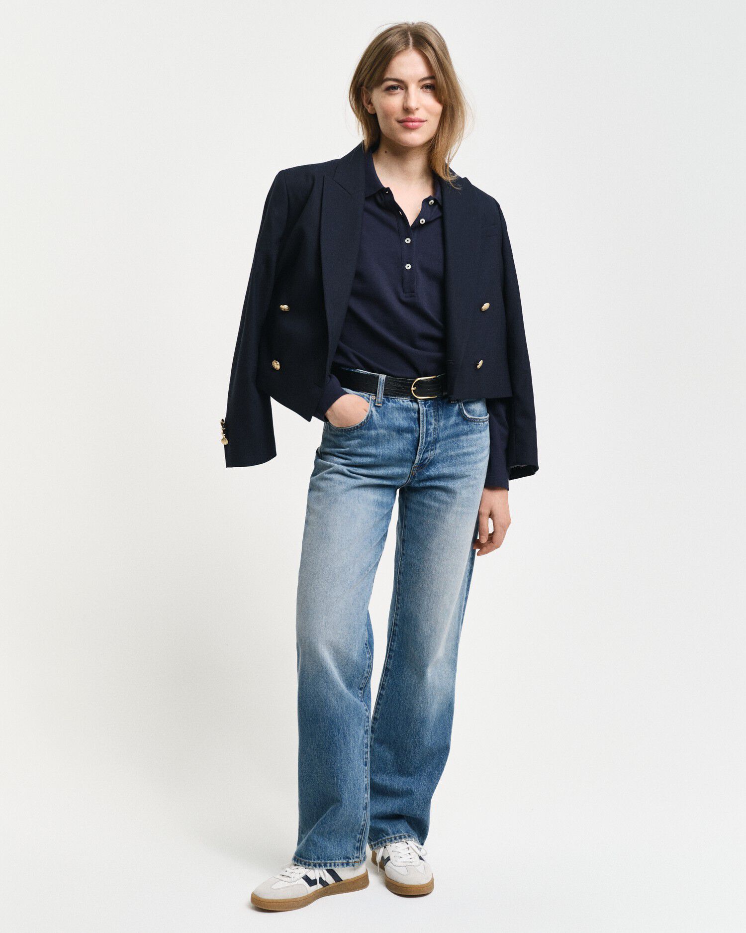 SLIM SHIELD LS PIQUE POLO