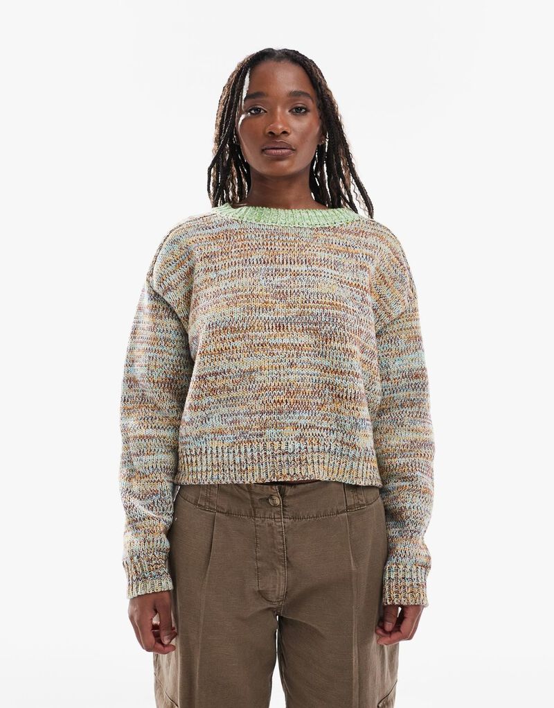 Tsemma Oversize Ls Crew Neck Pullov