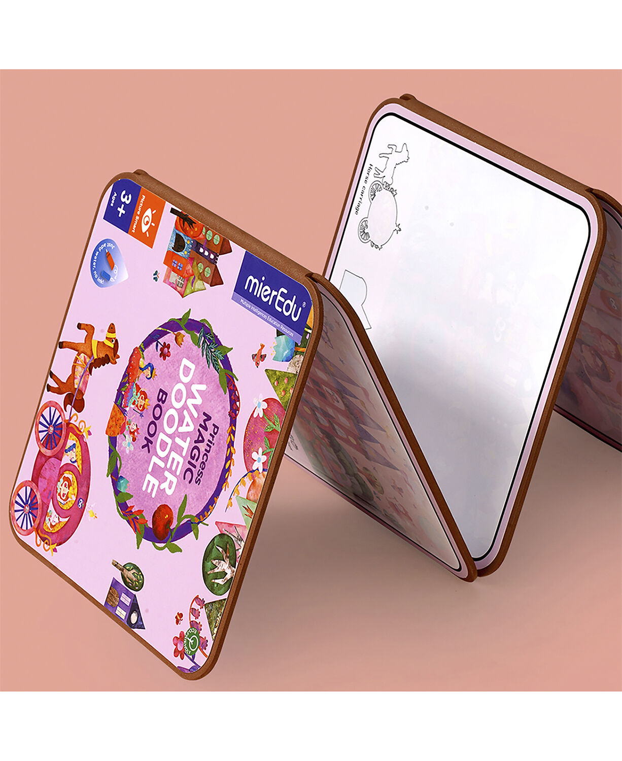 mierEdu - Mal med vand malebog - Prinsesse