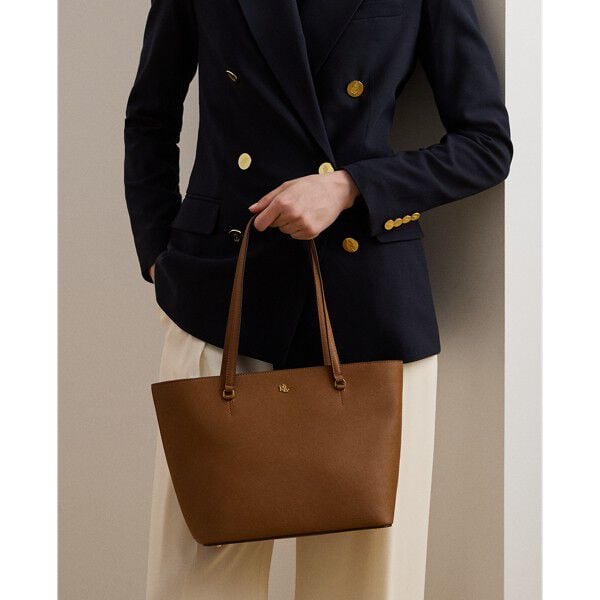 Crosshatch Leather Medium Karly Tote