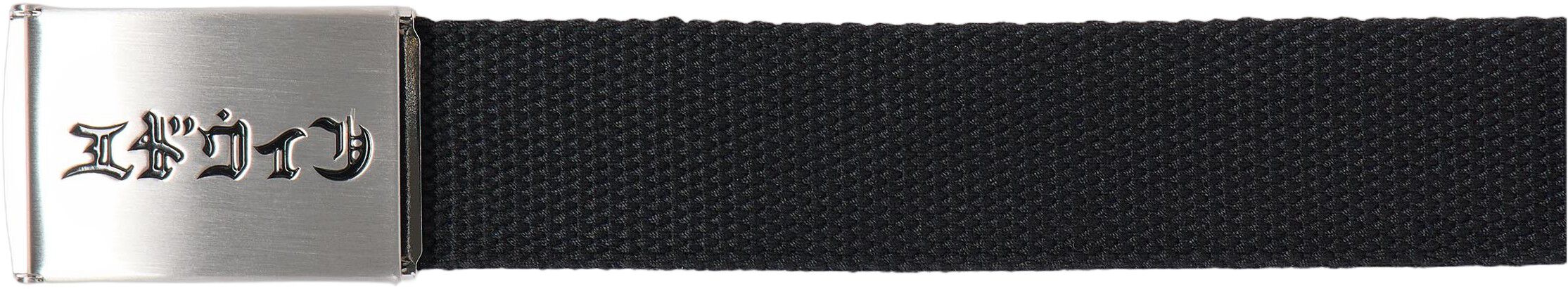 KATAKANA CLIP BELT-BLACK