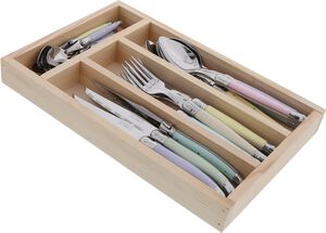 Bestiks&aelig;t pastel knive/gafler/skeer/teskeer 24stk