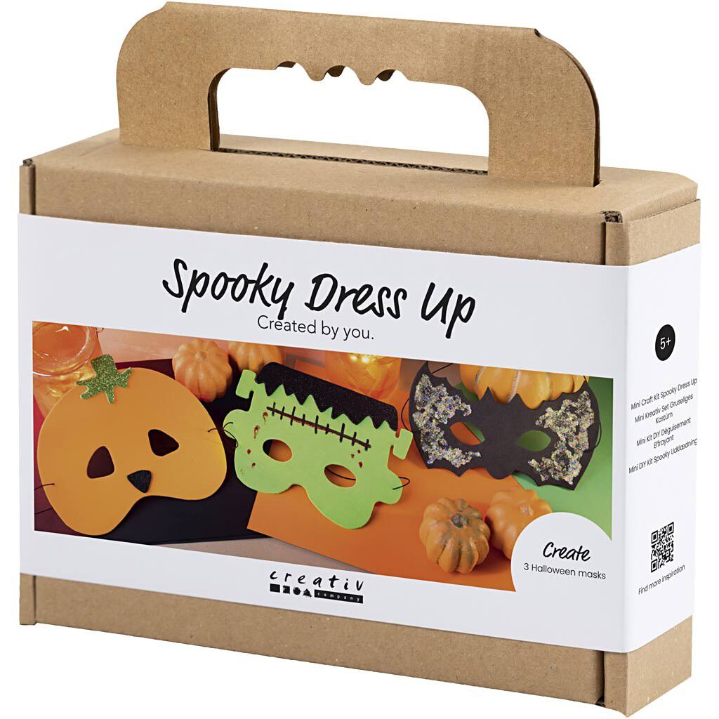 Mini DIY Kit Spooky Udkl&aelig;dning, Masker