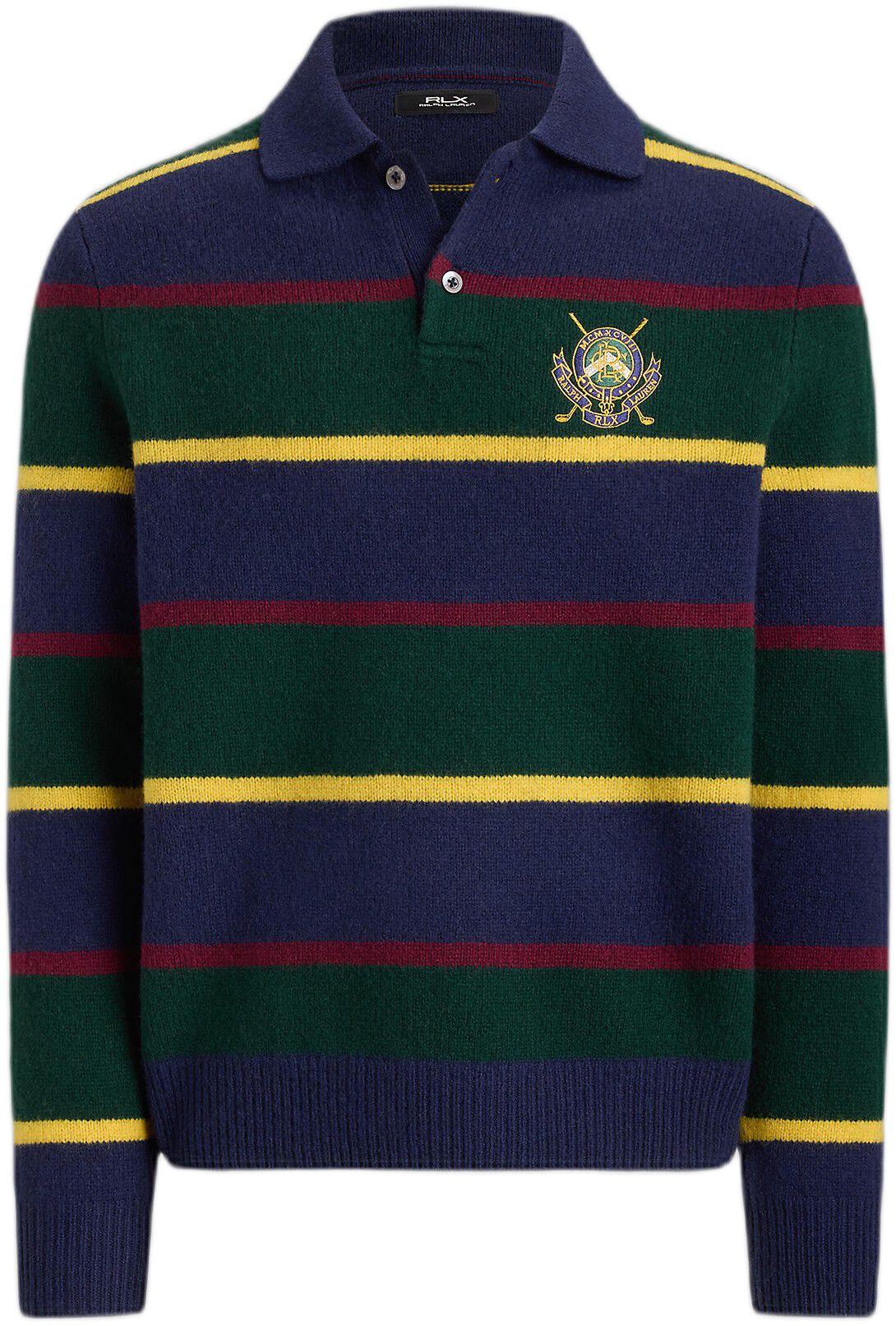 2/10 WOOL/CASH RWS-SWEATER-POLO