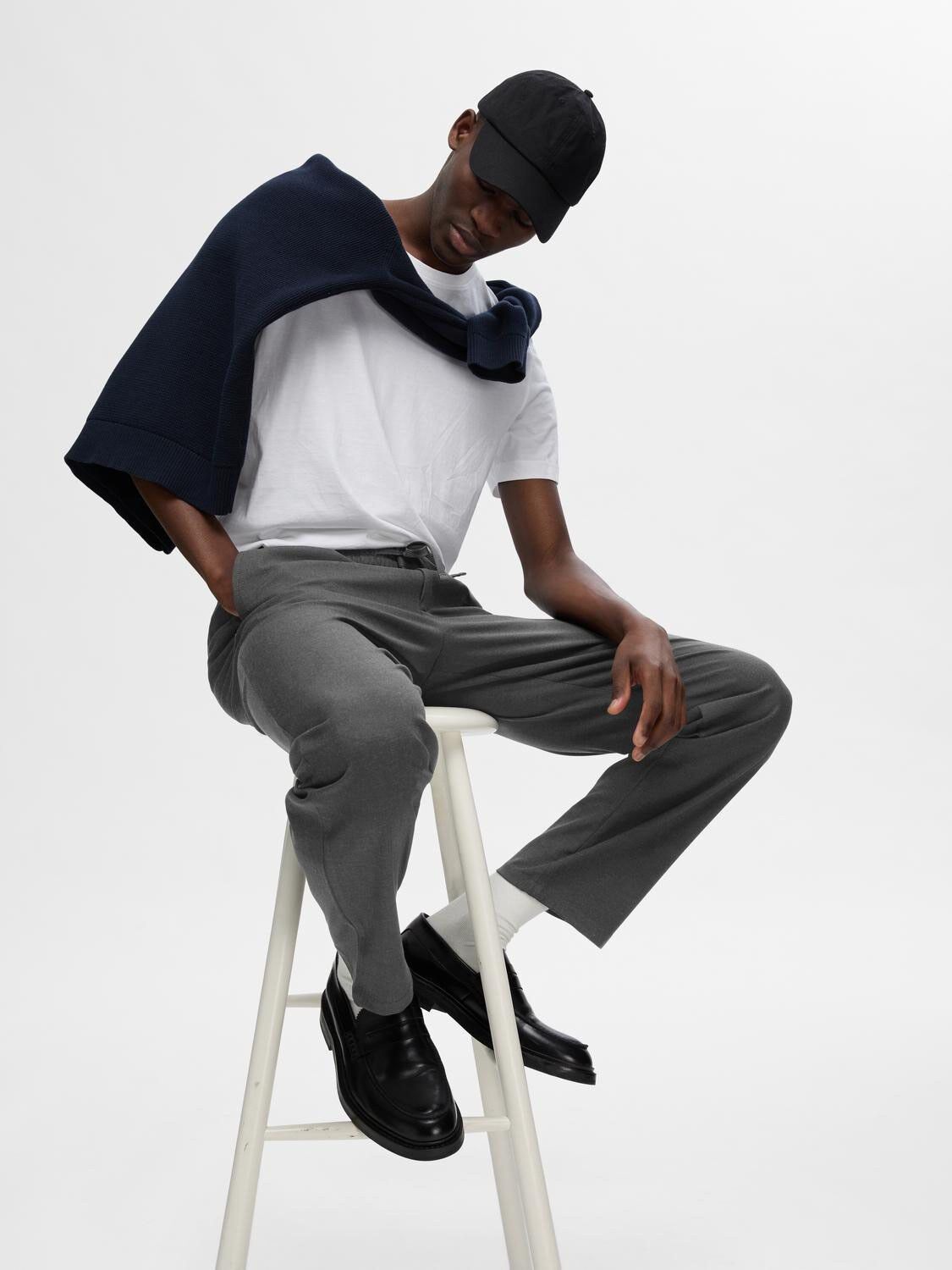 SLH196-STRAIGHT ROBERT STRING PANT