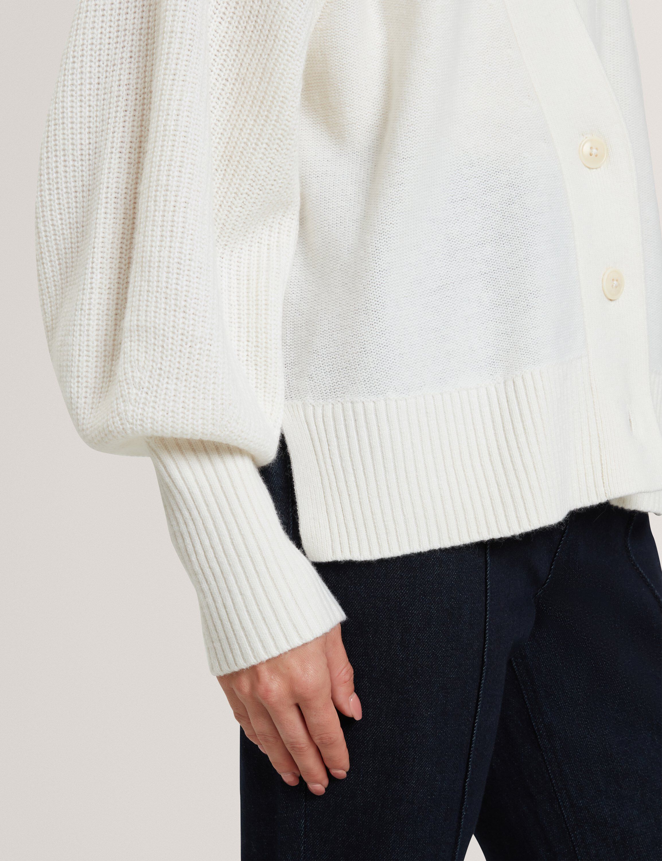 MALLEE V Neck Boxy Fit Cardigan