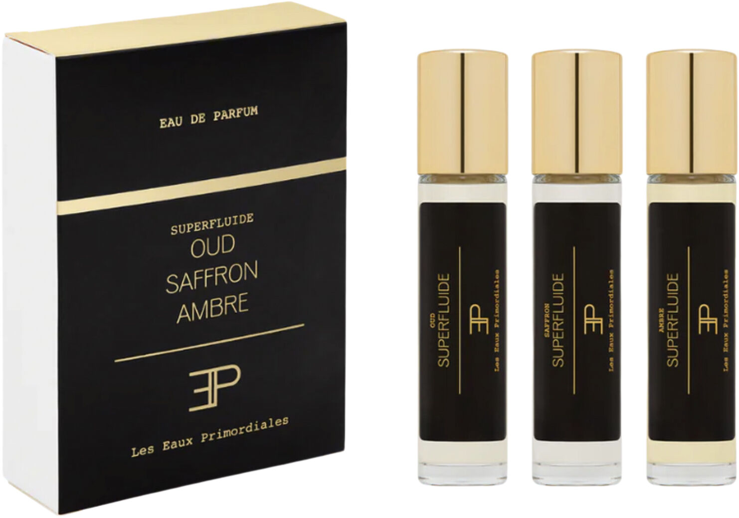 LES EAUX PRIMORDIALES Superfluide Mix Travel Sprays 3 x 11 m