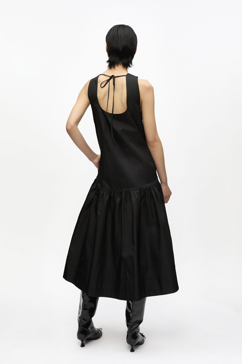 Duchesse Nylon Midi Dress