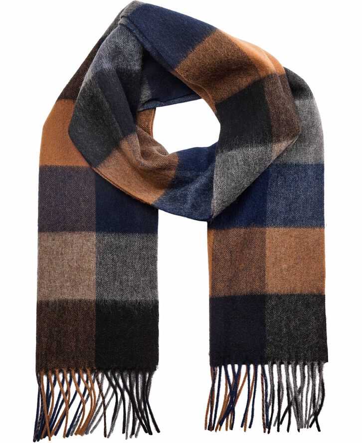 wool scarf - patterned