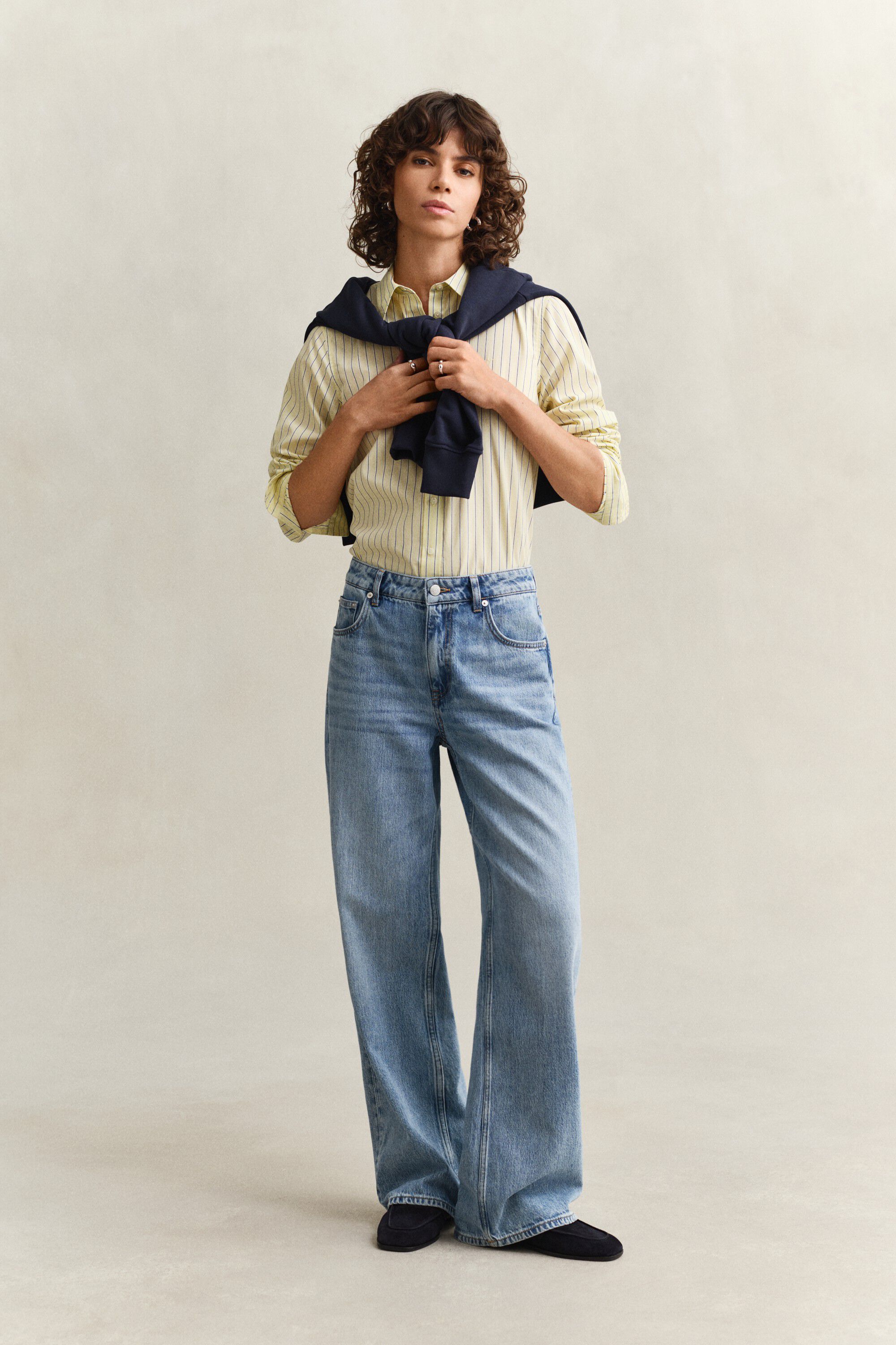 REG CLASSIC POPLIN STRIPE SHIRT