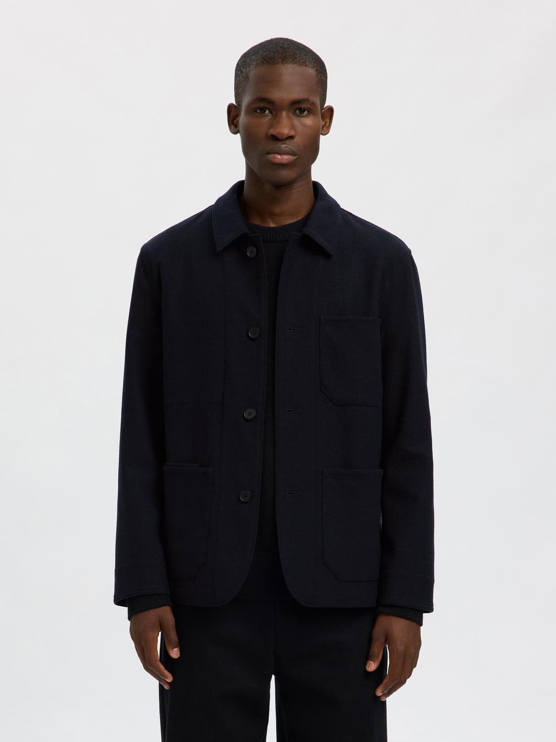 SLH-LANDON WOOL BLEND BLAZER NOOS