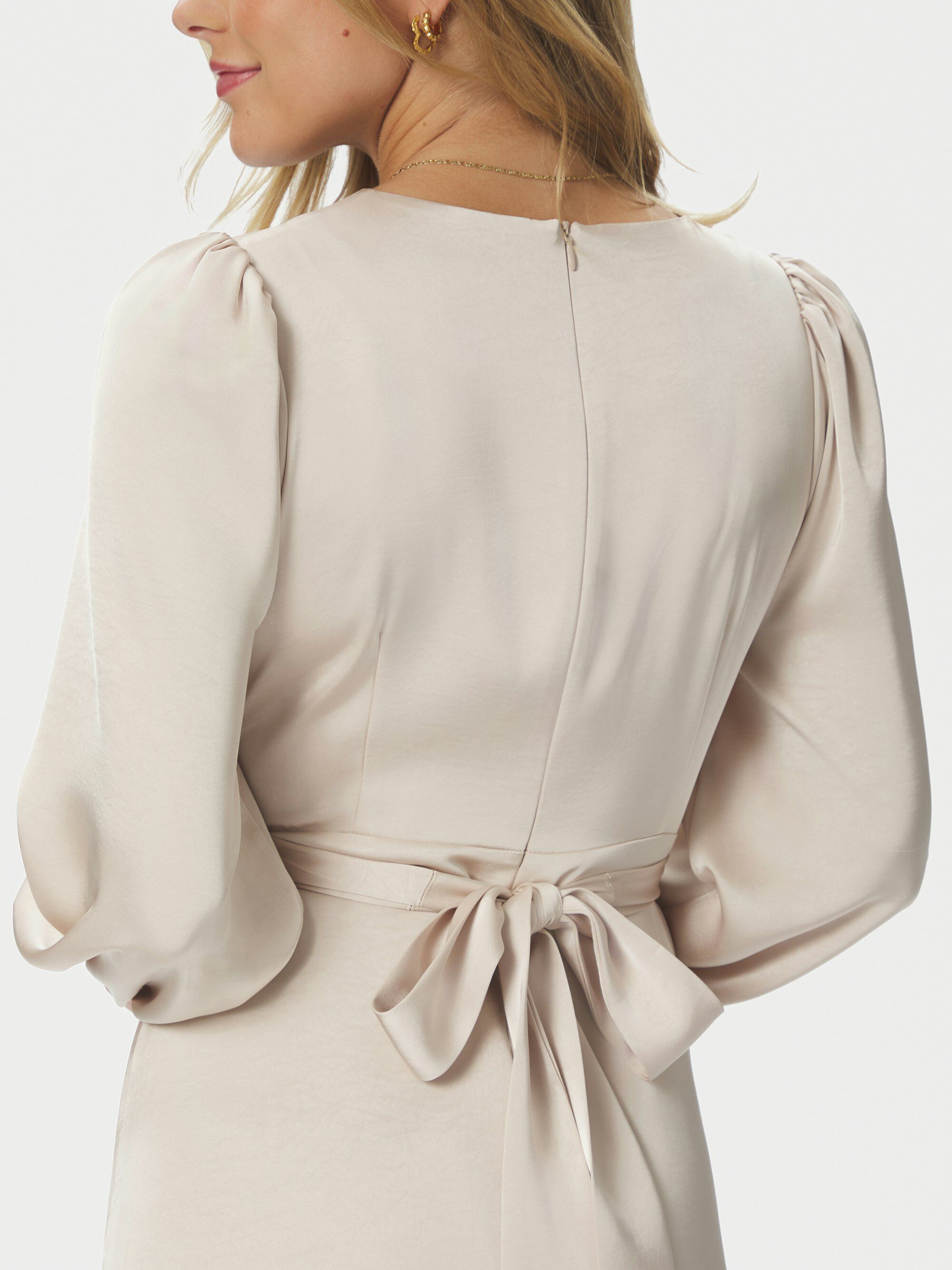 Bretti Heavy Sateen Dress