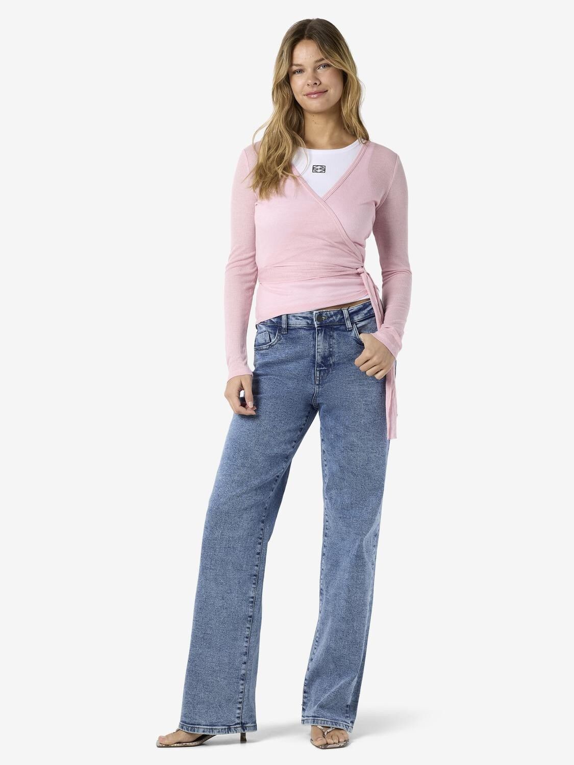 NMNUSA L/S WRAP TOP