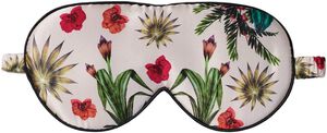 Fan Palm sleeping mask Floral Garden Ivory