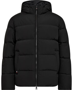 DOWN HOODED PUFFER JACKET
