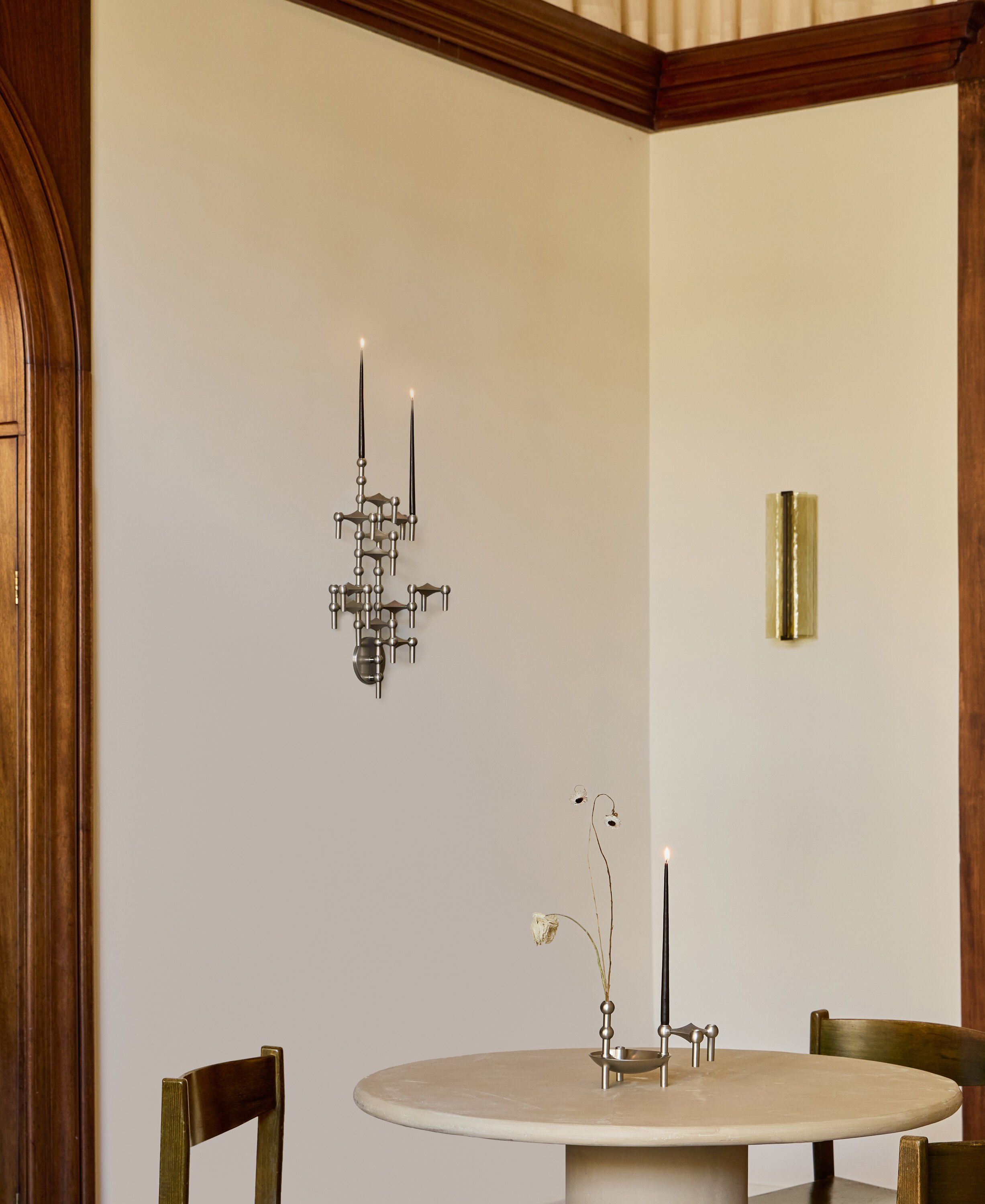 STOFF Nagel wall hanger - brushed chrome