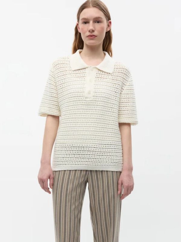 Ensofs Ss Polo Knit