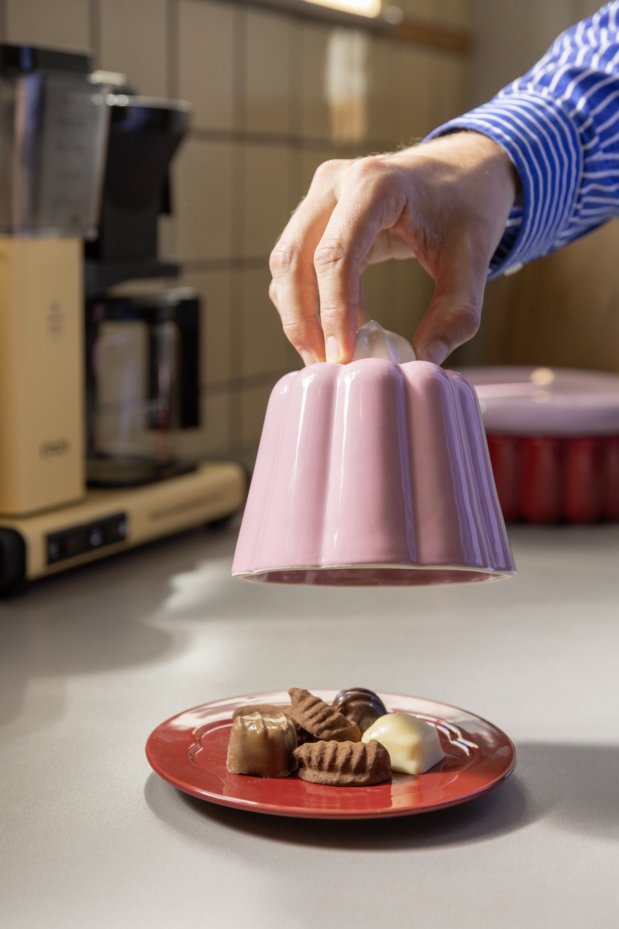 Cloche pudding pink