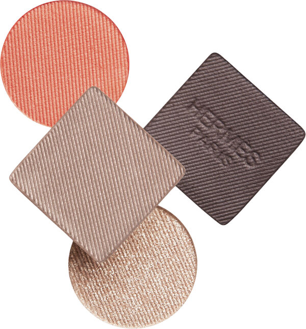 Ombres d'Hermès, powder quartet for the eyes refill, Ombres Fauves