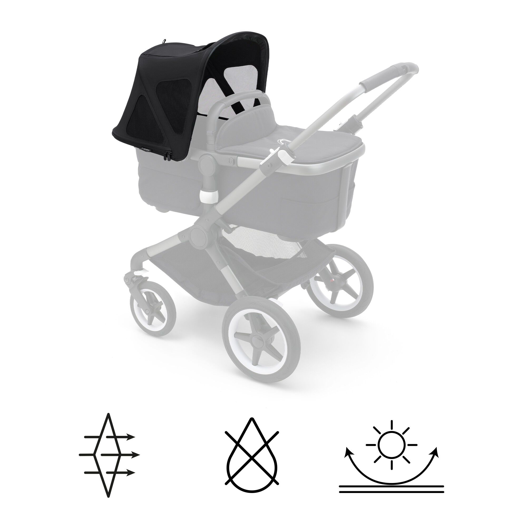 Bugaboo Fox 5 breezy sun canopy
