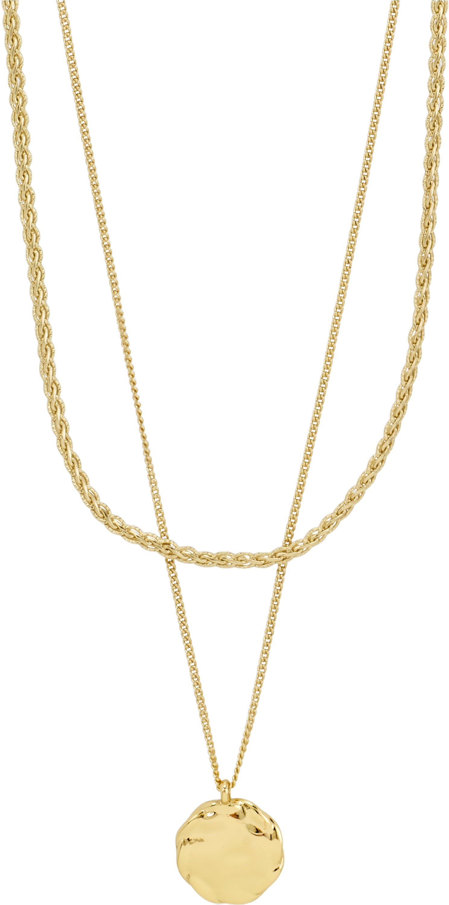 DECLAN necklace 2-in-1 set, gold-plated