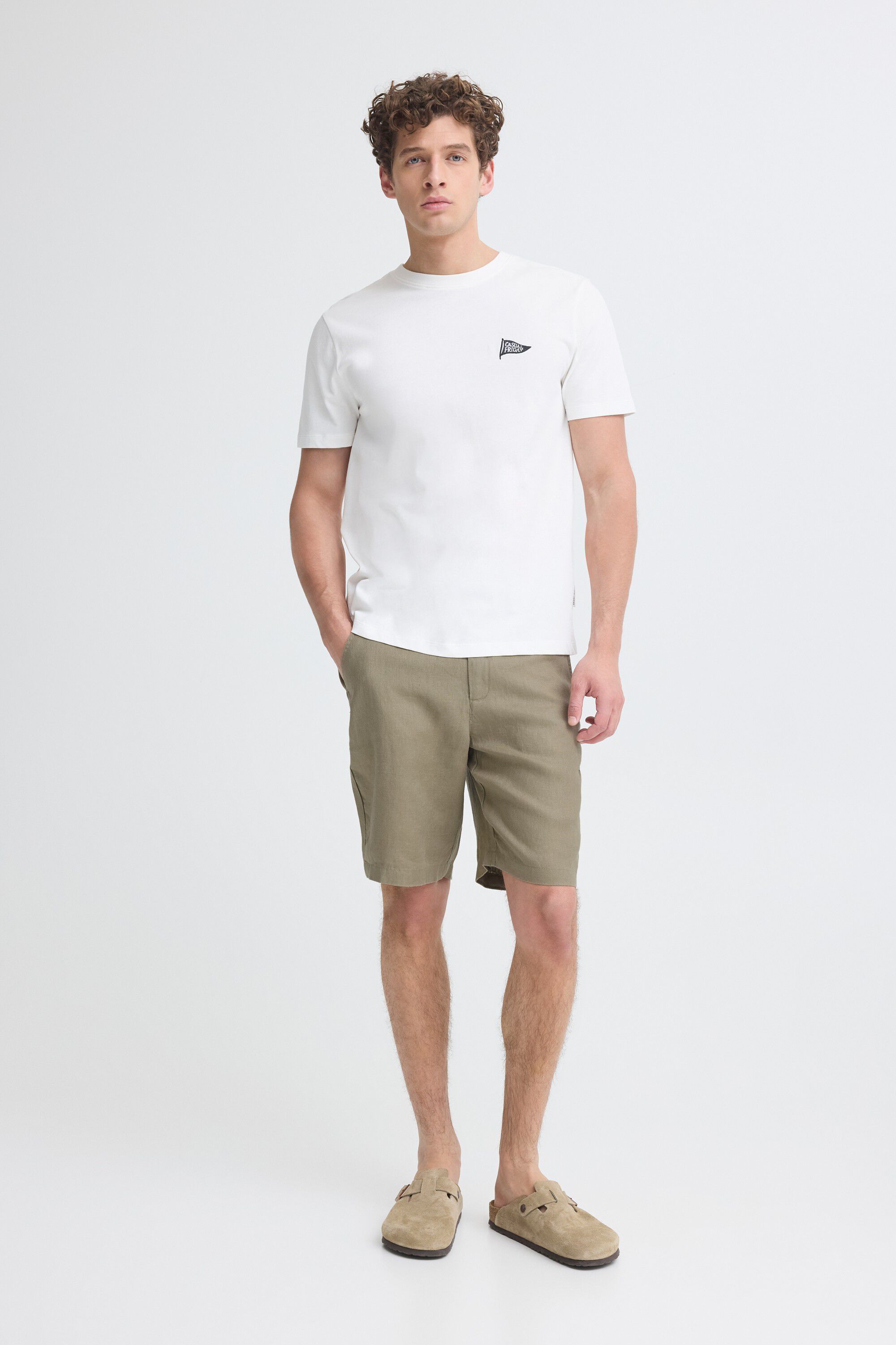 CFPANDRUP 100% LINEN SHORTS