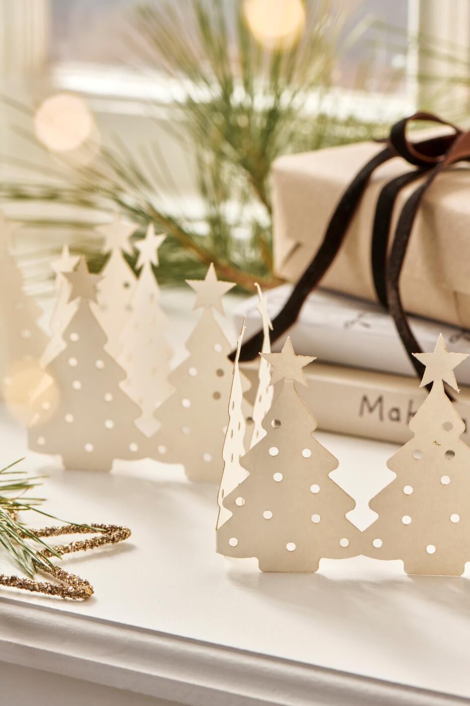 Julebordpynt juletr&aelig;er