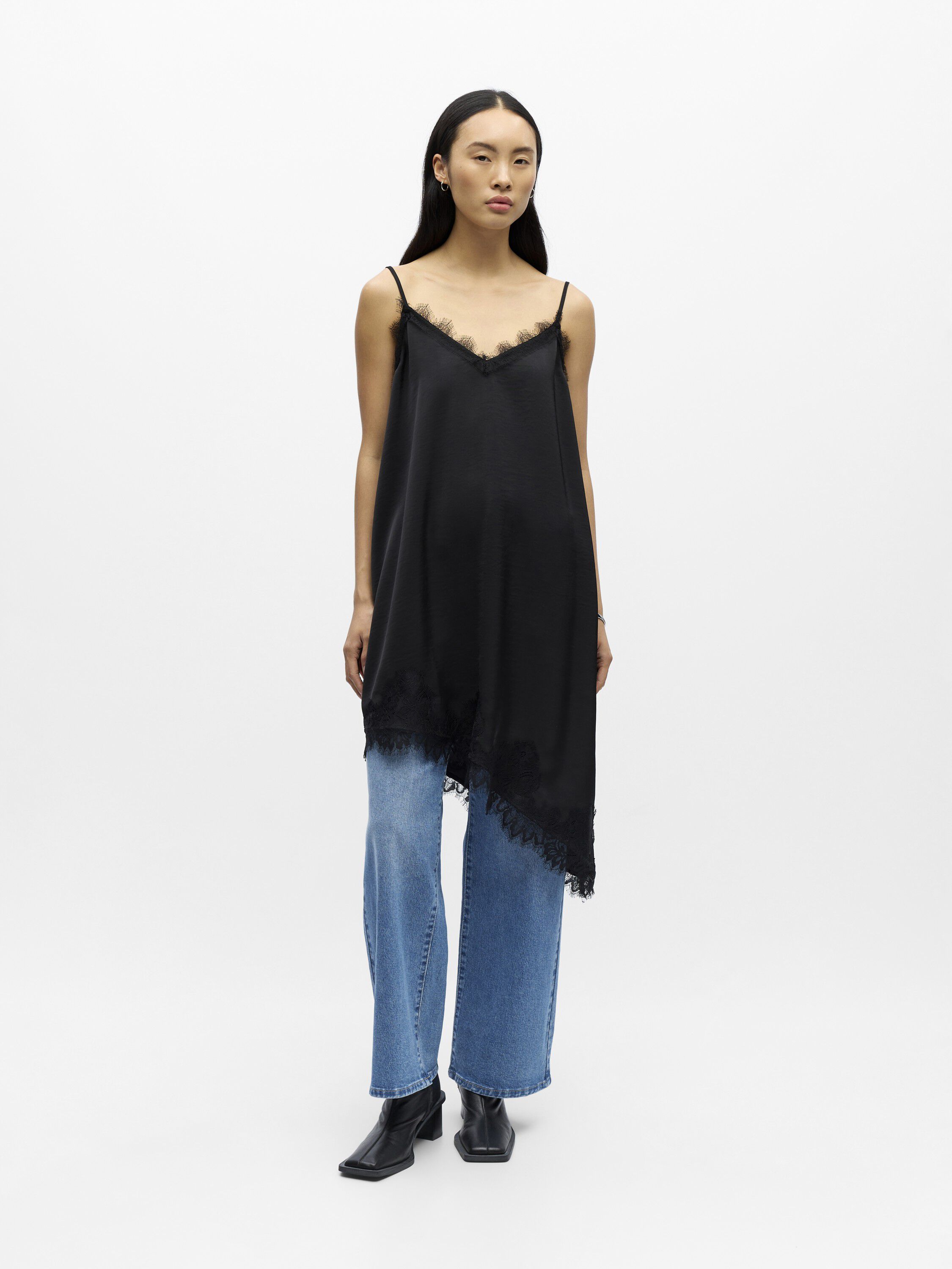 OBJNALINE REG SLIP LACE DRESS E VIP